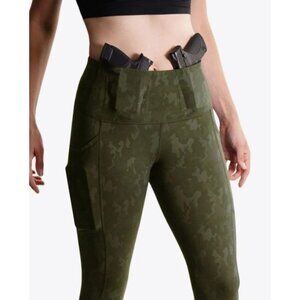 Alexo Atheltica Concealed Carry Digicam Camo Leggings Medium